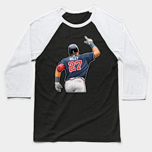 Austin Riley #27 React Homerun Baseball T-Shirt